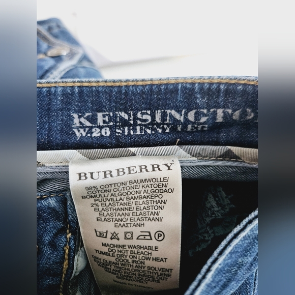 Burberry Brit kensington Skinny leg y2k Jeans - Picture 3 of 4